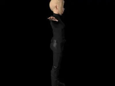 ATHENA - Sci Fi Female 3D model