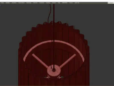  Tom Kirk Facet Pendant Low-poly 3D model