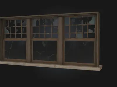 Shattered Reflection  Symbolic Fragments of Broken Truth 3D model