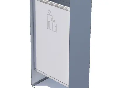 MMCite Radium Trash Can 3D model