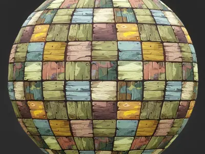 Stylized Wood Seamless Texture  Texture