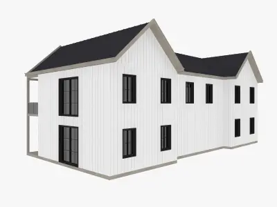 Modern Residential House 6 3D model