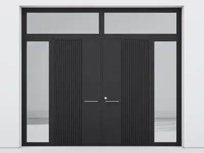 Aluminium door 113 3D model