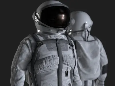 CS01 Space Suit LITE VERSION Low-poly 3D model