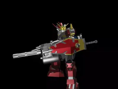 TheMechaNoid 2 gundam robot 3D model