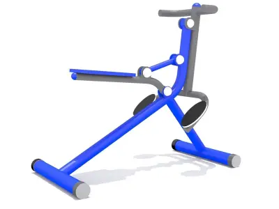 Kid Play Fitness Low-poly 3D model get