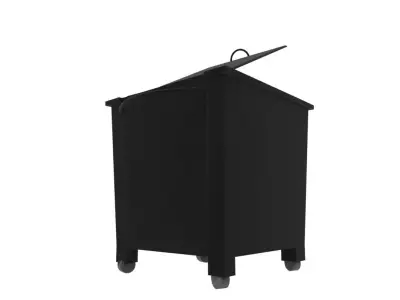 Trash can  Free low-poly 3D model