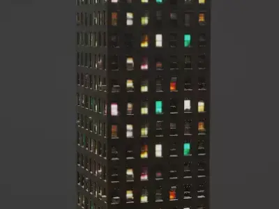 building Free low-poly 3D model 3