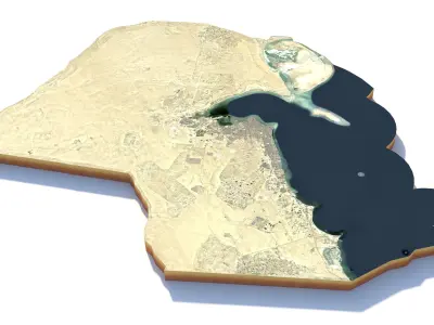 Kuwait 3D model