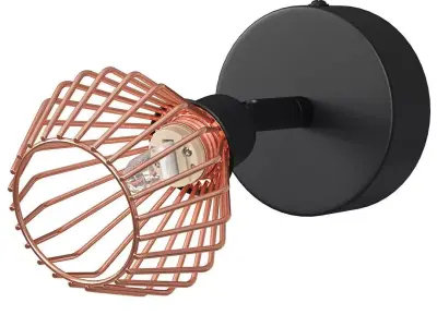Metal Wall Light Copper Volga 3D model