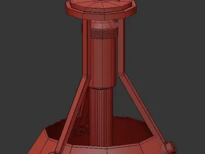 Painted Cone 3D model