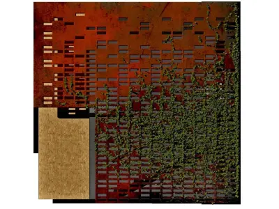 Project of row housing Free 3D model