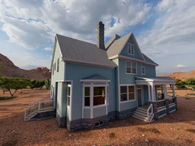 old house-Old Abandoned House 3D model