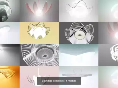Lightings collection 3D Model Pack