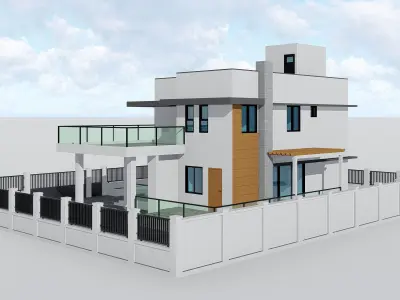 Two Story House 2 3D model