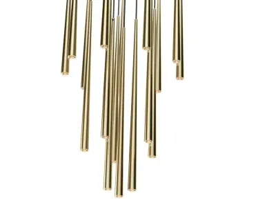 Restoration Hardware Aquitaine Round Contemporary Chandelier 3D model