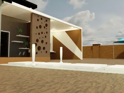 Three bedroom  3D model