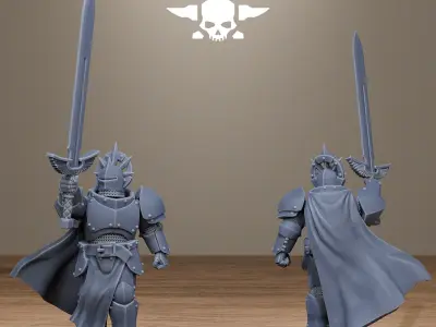 Solaris Greatswordsmen 3D print model