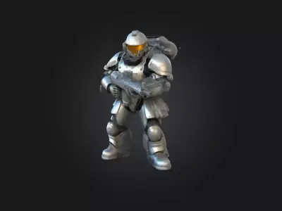 Doom Slayer  Highly Detailed 3D Printable Battle Figurine 3D print model