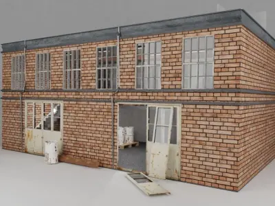 Building factory Fps 3D model