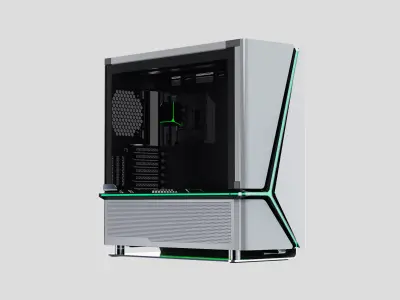 LED PC case 3D model