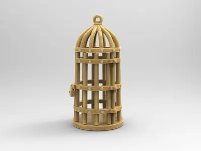 Hanging Cage for Prisoners 3D print model
