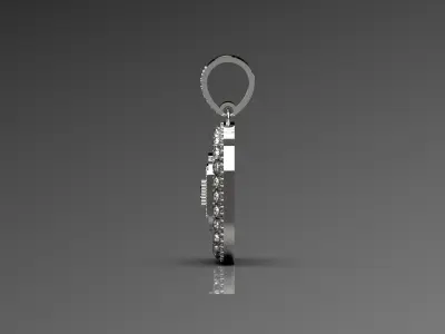 bridal gold jewelry stl 3dm pendant jp0052 3D print model