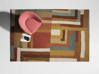 Labyrinthe Rug 3D model