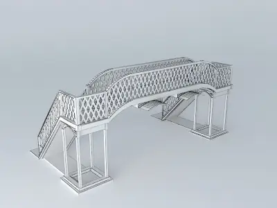 Eco Rail Track Walkover From our Plans Old Steam Days Free 3D model