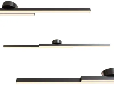 Ceiling lamp Low-poly 3D model 8