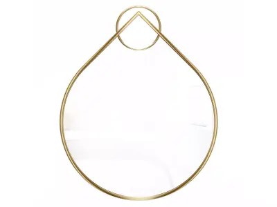 Mirror in a metal frame GZ-M1060 3D model