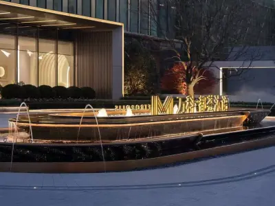 Modern Waterscape 3D model