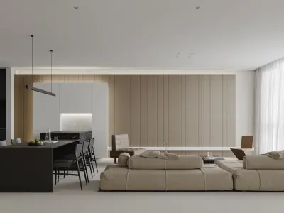 apartment interior scenes     3D model 13