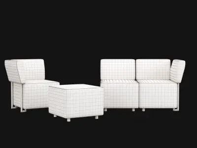 Module sofa 1 3D model