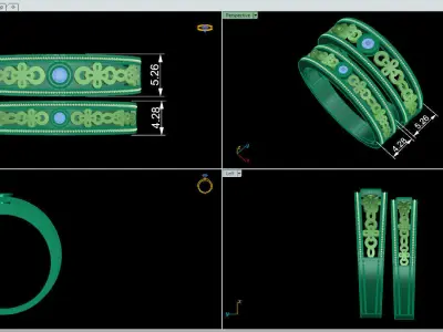 WEDDING RING 3D print model