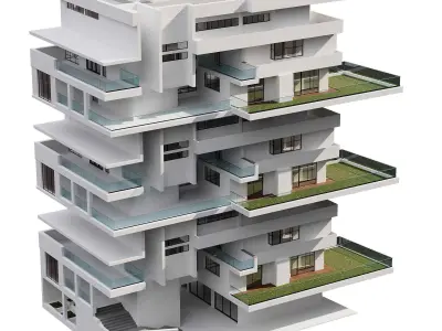 RESIDENTIAL BUILDING NO40 A 3D model