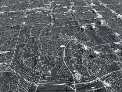 Cityscape Las Vegas Sun City Summerlin Nevada USA  3D model