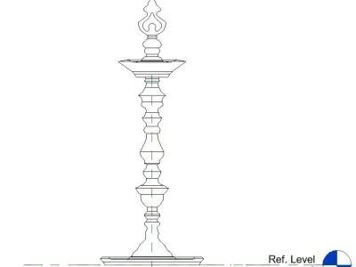 Nilavilakku 3D model