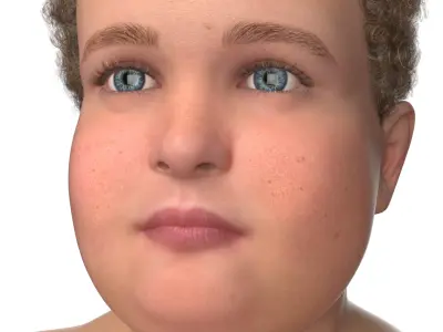  Plus Size Kid Anatomical Body A-Pose 