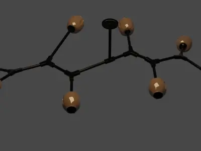 Modern Lamp  Free 3D model