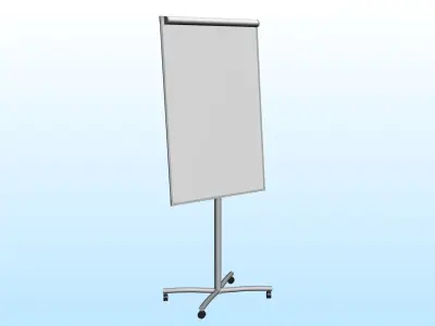 FLIP CHART 3D model