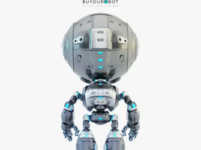 Fun bot I digital toy 3D model