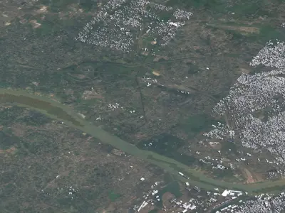 Kolkata India City Landscape 3D Model 3D model