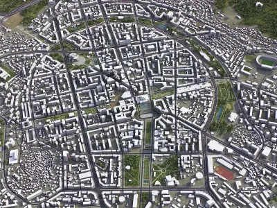 Yerevan  Low-poly 3D model