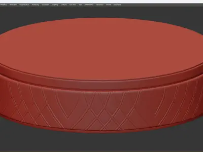 Coffee table Smania Industria mobili spa TVIRIDE03 Low-poly 3D model