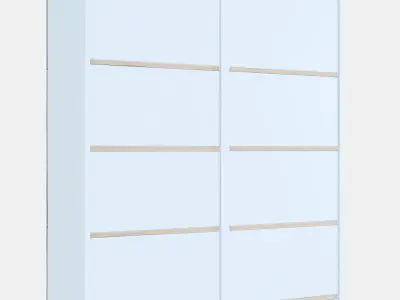 BESTA Storage combination with doors 36 Low-poly 3D model