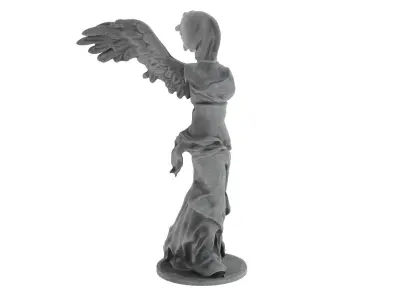 Winged Victory of Samothrace Low-poly 3D model