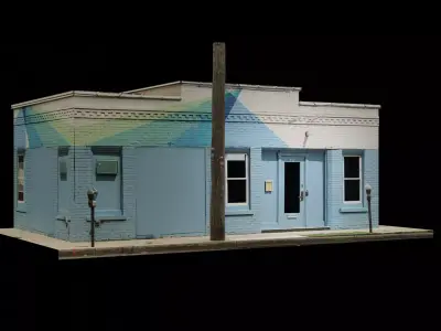 City Building 3 Low-poly 3D model