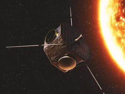 Star Satellite Low-poly 3D model