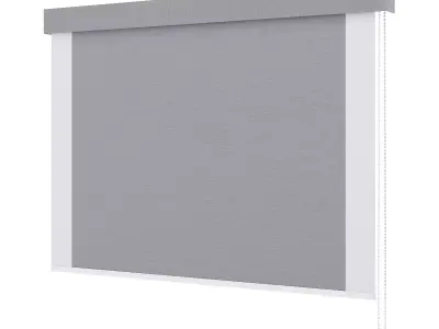 Grey Window Blinds 3D model